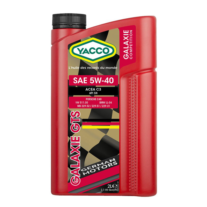 YACCO GALAXIE GTS SAE 5W-40 2л.