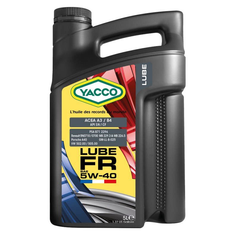 YACCO LUBE FR SAE 5W-40 5л.