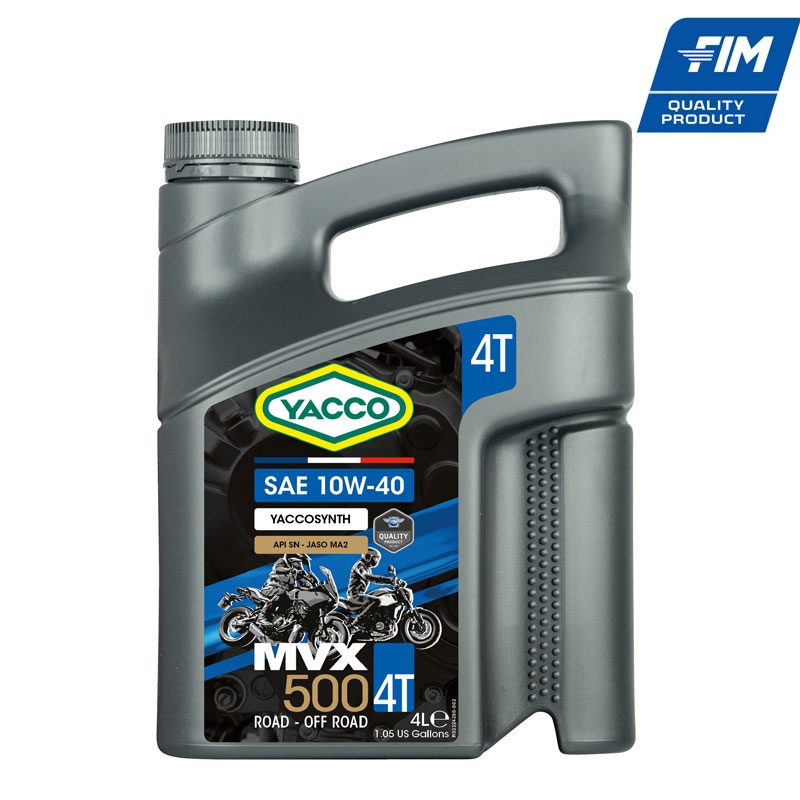 MVX 500 4T SAE 10W-40 вече и в 4л опаковка