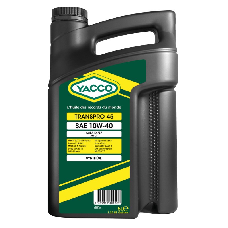 YACCO TRANSPRO 45 SAE 10W-40 5л.